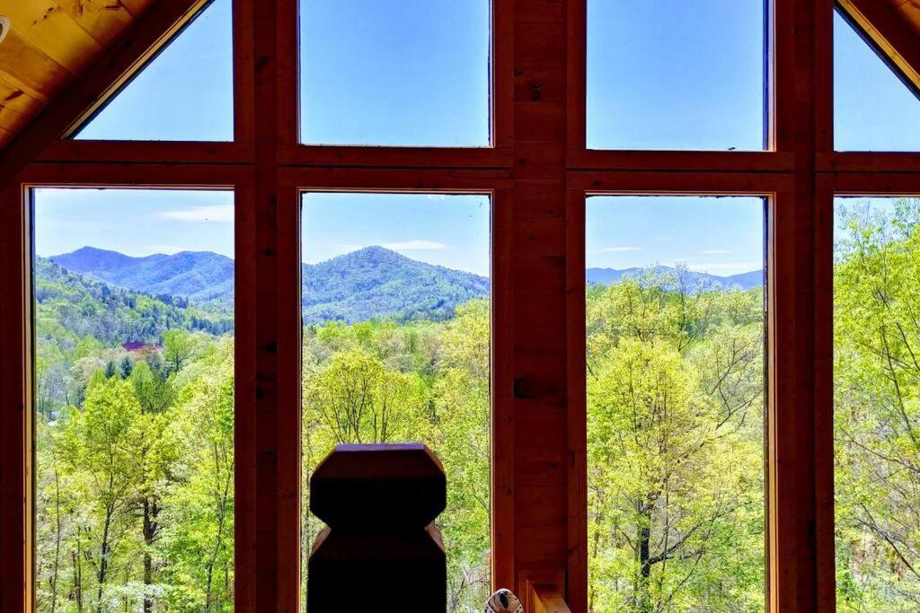 Peace Of Heaven ~ Modern Chic Cabin W/ Majestic Mountain Views Bryson City Eksteriør billede