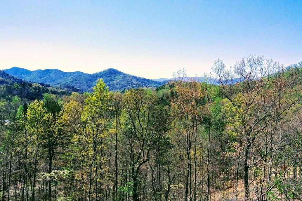 Peace Of Heaven ~ Modern Chic Cabin W/ Majestic Mountain Views Bryson City Eksteriør billede