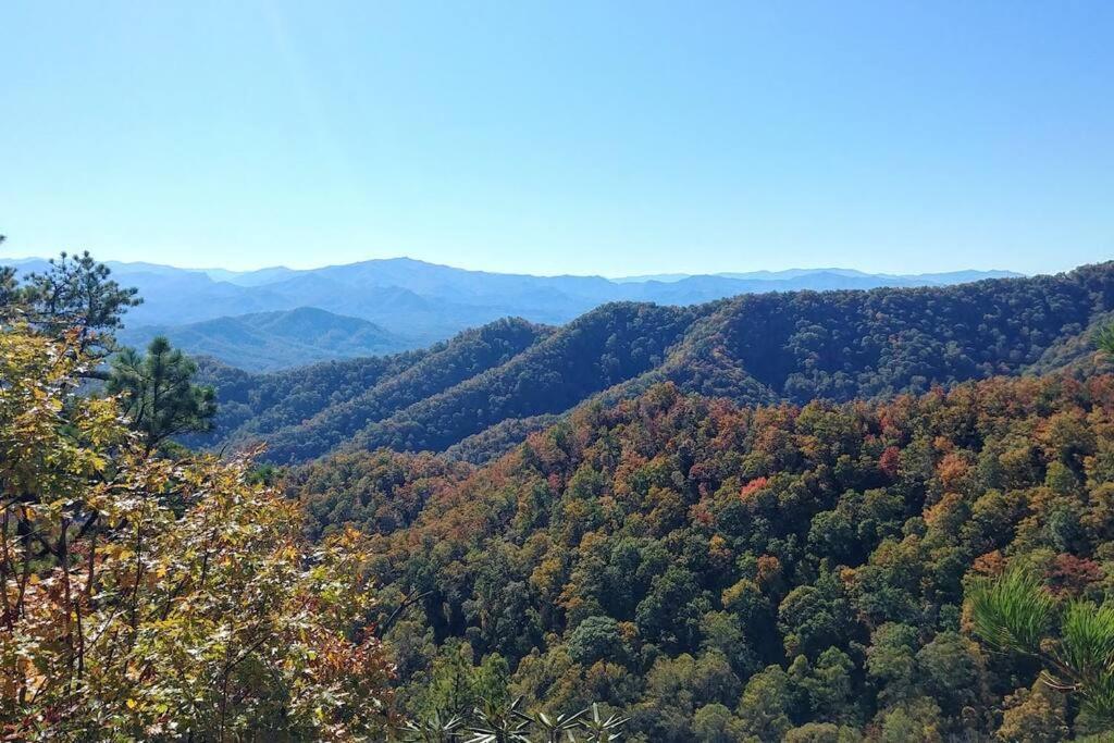 Peace Of Heaven ~ Modern Chic Cabin W/ Majestic Mountain Views Bryson City Eksteriør billede